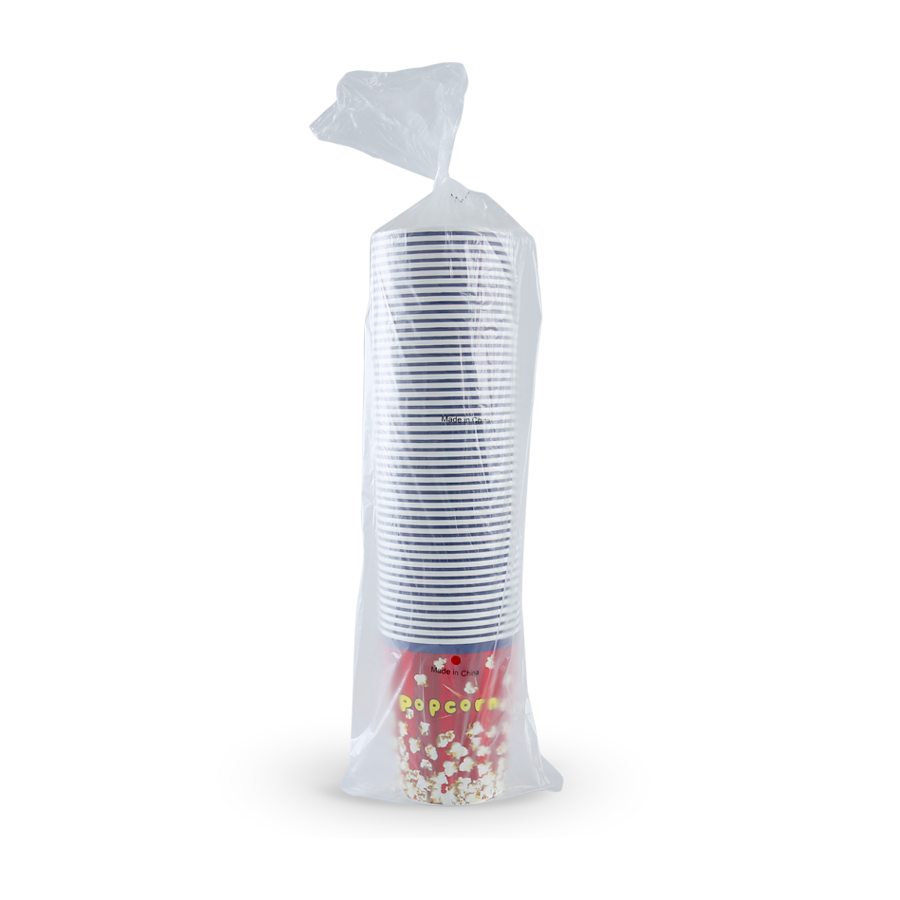 Falcon Pop Corn Tub 32 Oz (1 Pack x 50 Pieces)