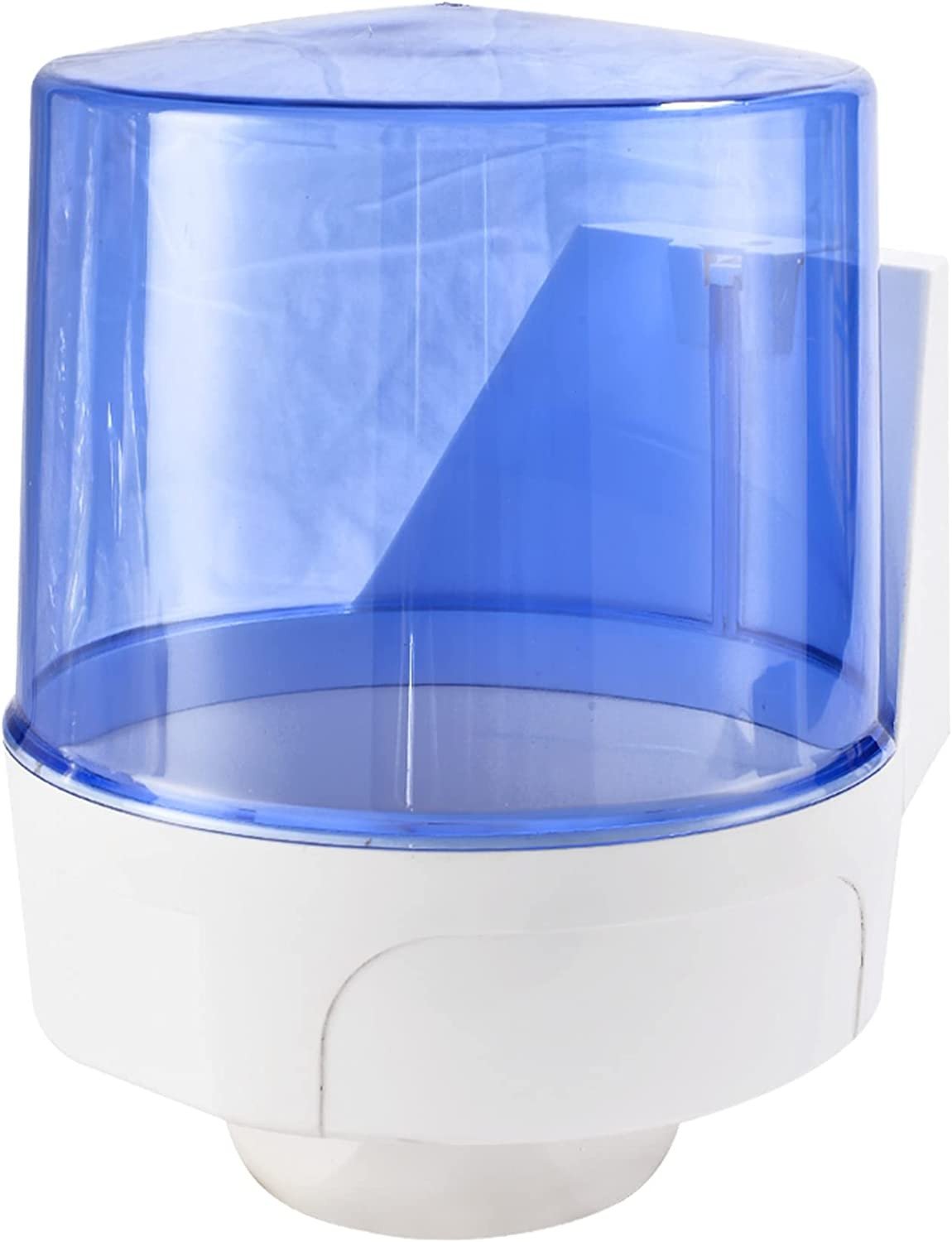 Tissue Roll Dispenser Wall Mount  White and Blue