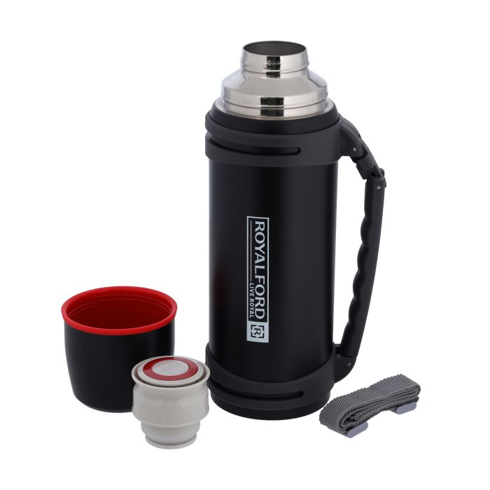 Travel Vacuum Bottle, 1.80L Capacity, RF10457 | Stainless Steel Vacuum Bottle | Double Wall Insulation | Keeps Drink Hot Or Cold For Hours | Stainless Steel Thermos For Cold & Hot Beverages