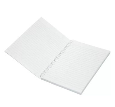 Light LINBA41804S Spiral Single Line Cover Notebook (Pack of 10 Pieces, 100 Sheets, A4 Size)
