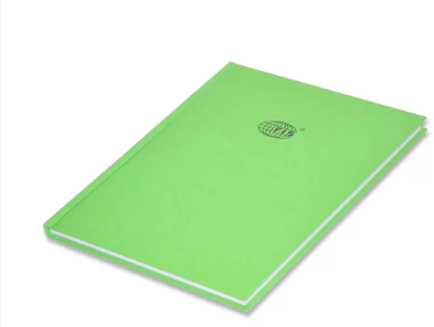 5-Piece FIS Neon Hard Cover Notebook Single Line 9X7 Inch, 100-Sheets, Parrot - FSNB97N230