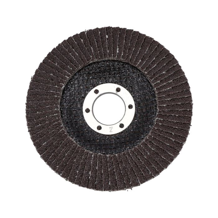 Geepas Flap Disc 115mm - Perfect For All 4.5" Angle Grinders | 22.2mm Bore Size With Aluminium Oxide Grit | Ideal For Rust Removal & Deburring Jobs
