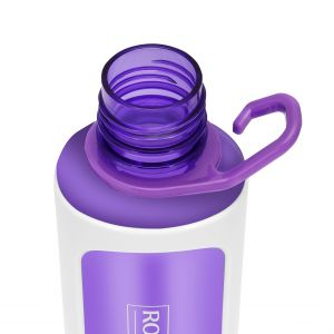 Royalford 630Ml Water Bottle - Plastic - Purple