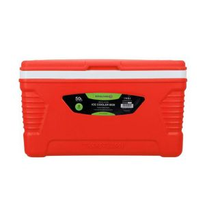 Royalford Insulated Ice Cooler Box - Plastic - Blue - 50 LITER