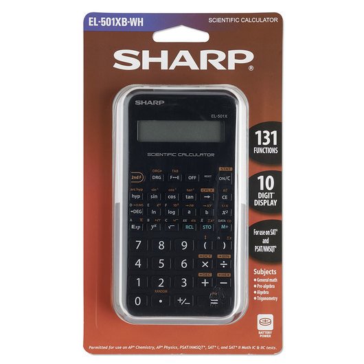 Sharp EL-501XBGR Scientific Calculator