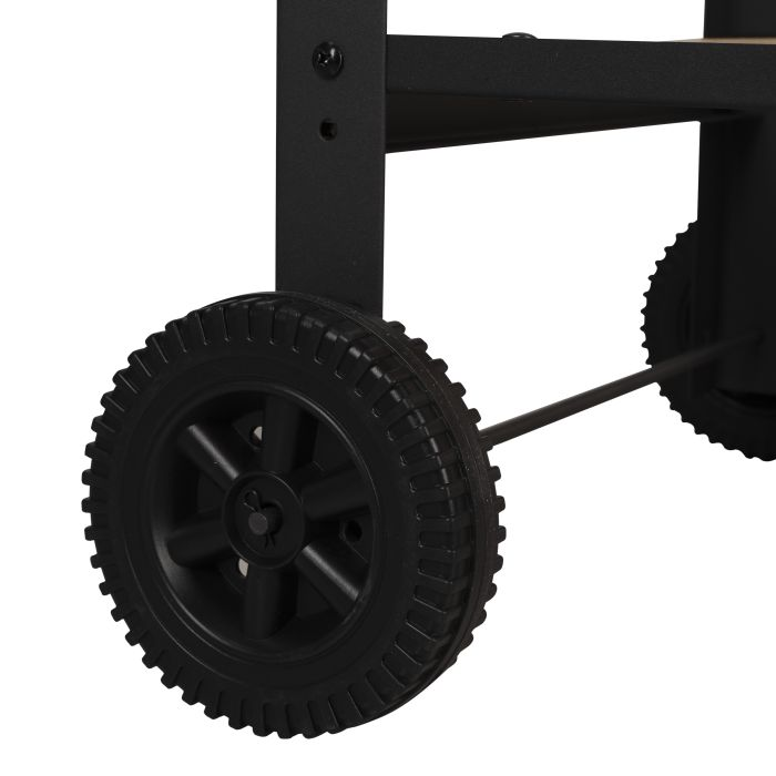 Barbecue Stand With Grill, RF10369 | Premium Quality Iron Construction | Barbecue Grills With Wheels |Ideal For Camping, Backyard, Patio, Balcony Family Party