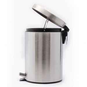 Royalford Pedal Bin - Stainless Steel - Silver - 5 L