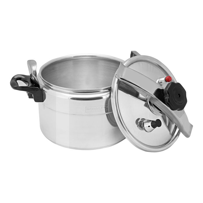 Lightweight & Durable 15 L Aluminium Pressure Cooker RF356PC15 Royalford