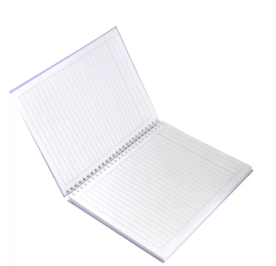 FIS Pack of 5 Spiral Hard Cover Notebook 9X7 Inches (22.86 X 20.32 CM) Single Line,With Border,100 Sheets-Taro -FSNBS97NA274