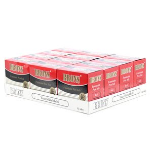 Brons Pack Of 12 Fountain Pen Ink 35 Ml, Red -KRIKBR-313RE