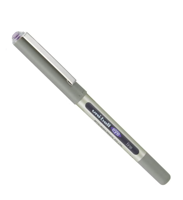 Uniball UB-157 Eye Fine Rollerball Pen -0.7mm Purple (Pack of 12)