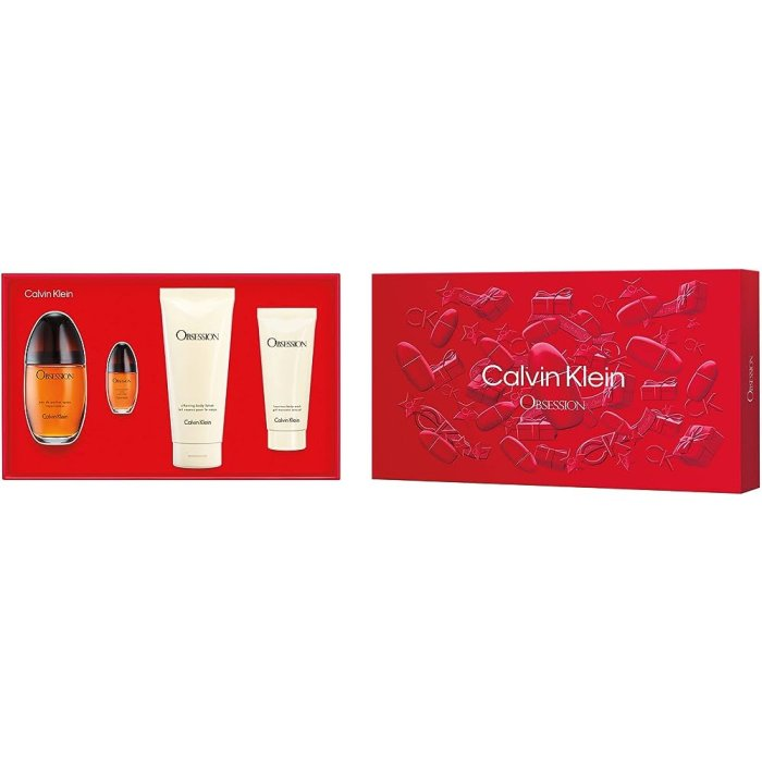 CALVIN KLEIN OBSESSION (W) SET EDP 100ML + EDP 15ML + BL 200ML + SG 100ML