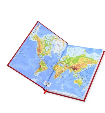 FIS Diary 2024 Arabic/English (Saturday & Sunday Combined) A5 , Red -FSDI92AEN24RE