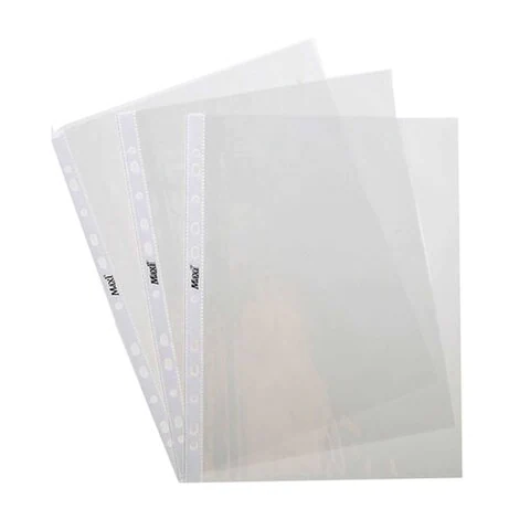 Maxi 40 Micron A4 Sheet Pocket Clear 25
