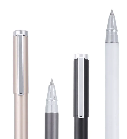 Deli Metal Gel Pen 0.5MM Black Ink Sign Pen S97 Ballpoint 145mm Pen Body for Business Students School Drop Shipping