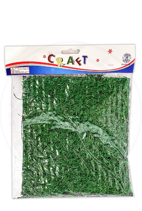 SADAF ART&CRAFT GRASS PLASTIC 20X20CM GREEN PD-94