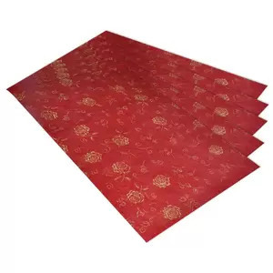 20-Piece FIS Gift Wrapping Paper 35gsm 50X70cm, Red - FSGF09