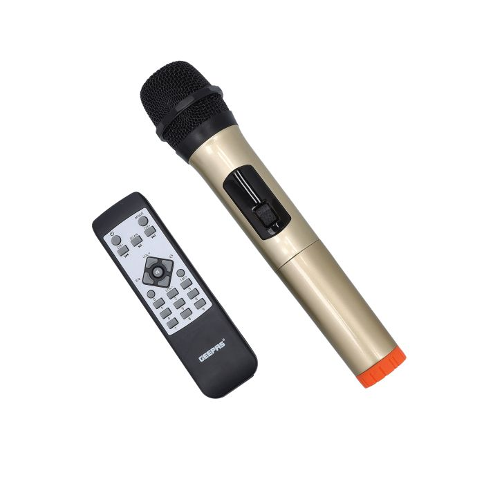 Portable Rechargeable Bluetooth Speaker With 15" Touch Screen, Remote & Mic GMS11166 Geepas