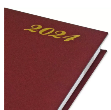 FIS Agenda Diary 2024 (English) Maroon - FSDI75EVN24MR