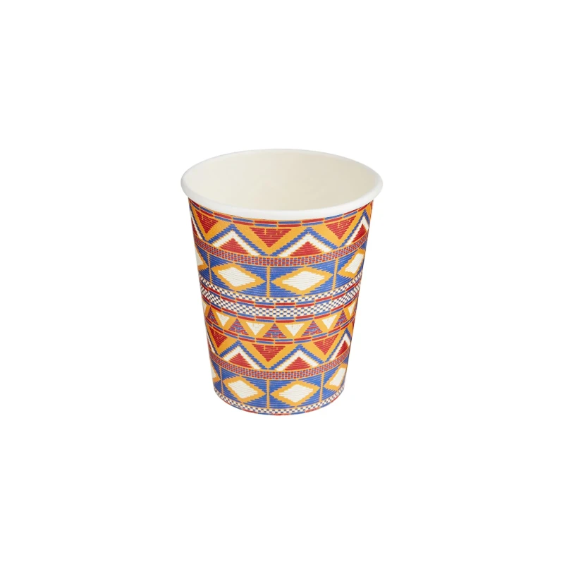 Aztec Pattern Heavy Duty Paper Cups 8oz