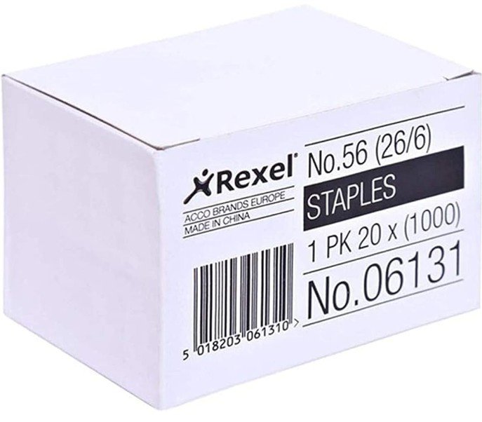 Rexel Staple Pin, No-56, 26/6, 1000 Pcs/Pack
