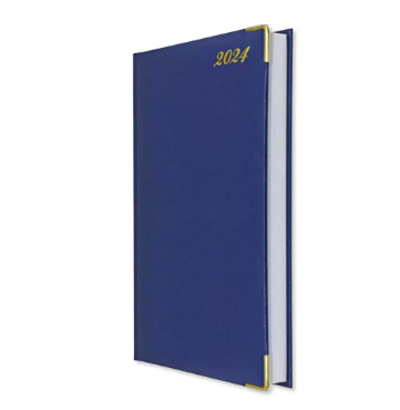 FIS Executive Daily Diary 2024 (English) Blue - FSDI88E24BL