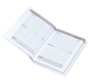 Fis 2023 Pocket Diary English With Pvc Soft Cover White -FSDI09E23WH