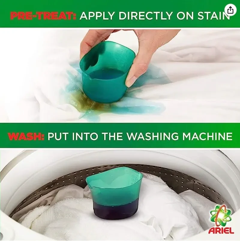 Ariel Automatic Power Gel Laundry Detergent Fragrant Rose 1.8L