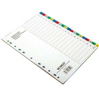 DIVIDER A-Z Tab PVC W/Print