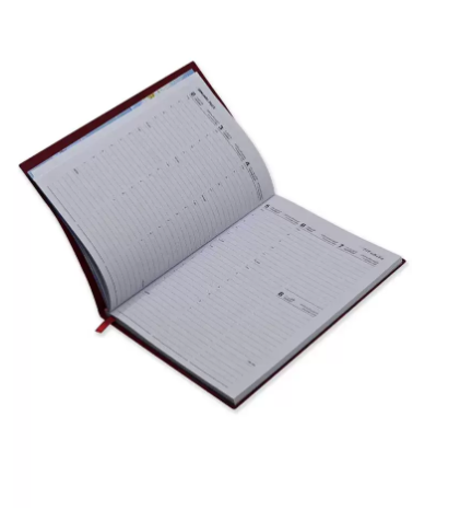 FIS A5 Diary 2023 (Arabic/English) (1-Week at a glance) Maroon - FSDI78AEPV23MR