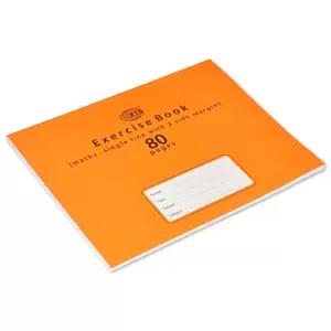 FIS Exercise Book, Pack of 12, Size:21 X 16.5 cm, 60 Pages, 2 Line Margin (Maths Book) - FSEBSL2M80N