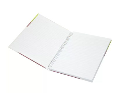 Light LINBS1081804 Single Line Spiral Hard Cover Notebook- Pack of 5 Pieces (100 Sheets Each,10X8in)