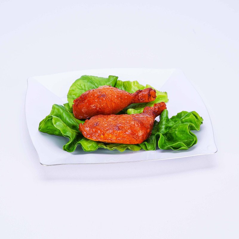 White Square Plate With Silver Rims 10 inch