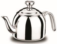 Korkmaz Droppa Tea Pot 13L - Stainless Steel - Silver - 13 Ltr