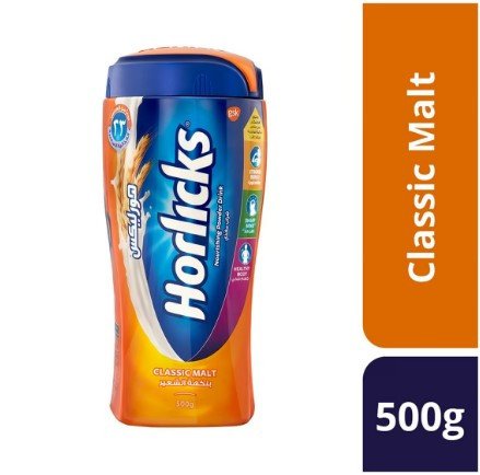 Horlicks Classic Malt Nourishing Powder Drink 500 g