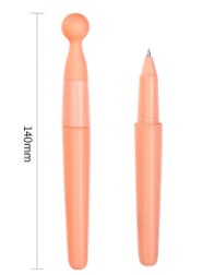 Deli School Gel Pen / Pulpen Gel 0.5mm Tinta Hitam Bentuk Lucu A33