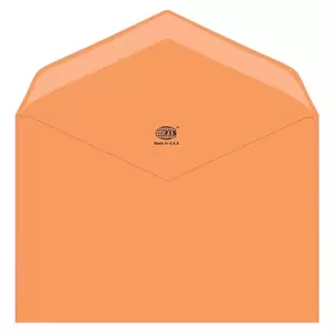 FIS Color Envelopes, Glued, Neon Red Colors, Pack of 50 Pcs. 145 x 200 mm, 80 GSM - FSEC8025GRE50
