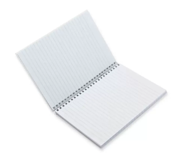 FIS Pack Of 5 Spiral Hard Cover Notebook, 96 Sheets A5 Swan Design 2 -FSNBSHCA596-SWA2