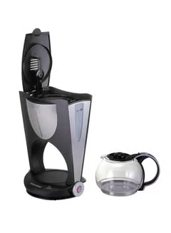 Coffee Machine, 12 Cup Coffee Maker, for Drip Coffee ,And Espresso ,With Glass Carafe ,1.5 L 150.0 W DCM80-B5 Black/Silver,