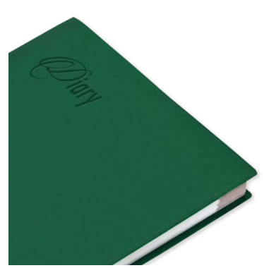Fis 2024 Pocket Diary English With Pvc Soft Cover Green -FSDI09E24GR