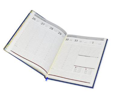 FIS Executive Diary 2023 English/French (1-Week at a glance) Brown - FSDI35EPN23BR