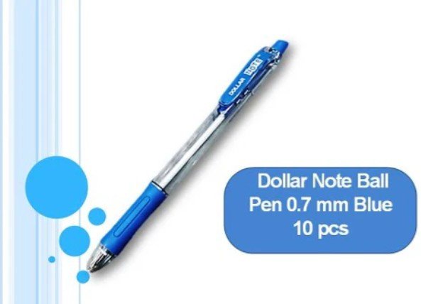 Dollar Ball Pen BP 3 0.7 (10 Pcs of Pack)