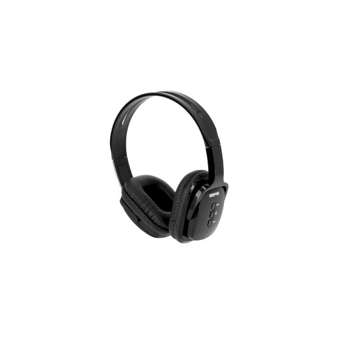 Geepas Wireless Stereo Bluetooth Headphones - Hands-Free Calling, Hi-Fi Mega Bass Stereo Foldable Wireless Stereo With 10meter Range & Built-In Mic, FM | Ideal For SmartPhone/Tablets/Laptop