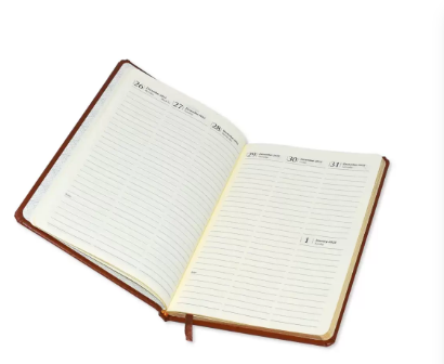 FIS 2023 Golden Executive Diary (English) Bonded Leather 1-Side Padded Maroon - FSDI35EGB23MR