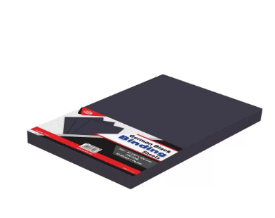 50-Sheets FIS Black Binding Sheets A3 German Origin, 230GSM - FSBD230GA3BK