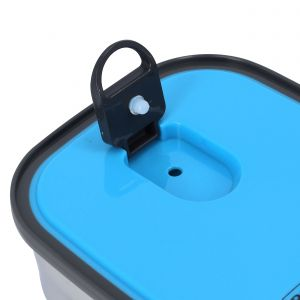 Royalford 350 Ml Lunch Box Thermal Lunch Box With Thermal Insulation - Stainless Steel - Blue