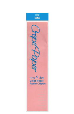 Pack of 12 Pieces Crepe Paper Peach