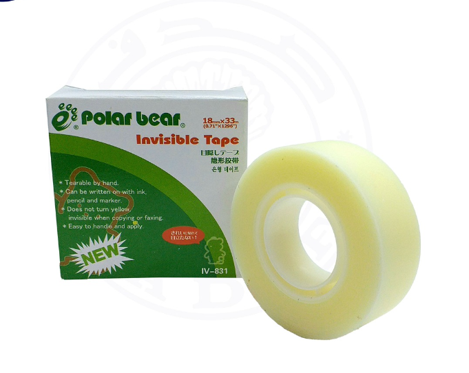 POLARBEAR INVISIBLE TAPE 18MMX33M
