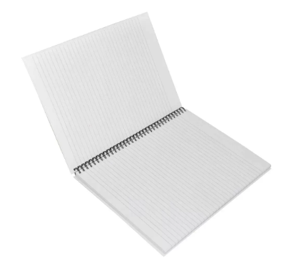 LIGHT Pack of 5 Spiral Hard Cover Note Book, 100 Sheets, Size A4 - LINBSA41001309
