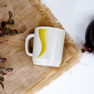 Royalford Melamine Super Rays Handle Cup - Melamine - White